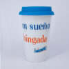 Taza chingonas de 17 onzas con tapa de silicón - Imagen 3