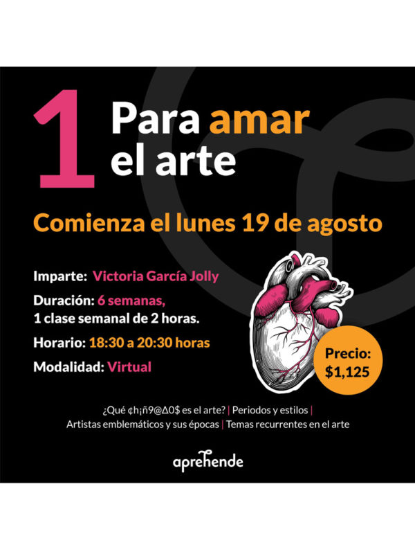 CURSO, PARA AMAR EL ARTE