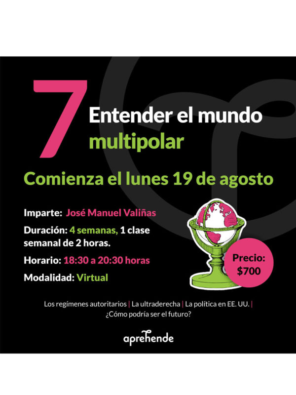 CURSO, ENTENDER EL MUNDO MULTIPOLAR