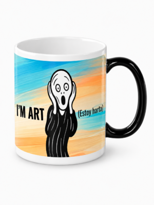 Taza: I´AM ART ( ESTOY HARTA )